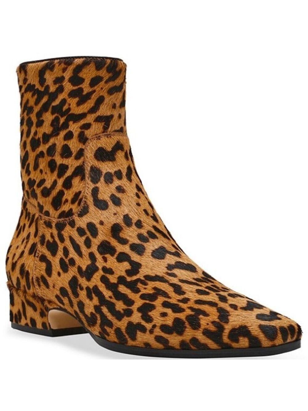 NWOB $159 Steve Madden Dusty-L Leopard Print Haircalf Ankle Booties